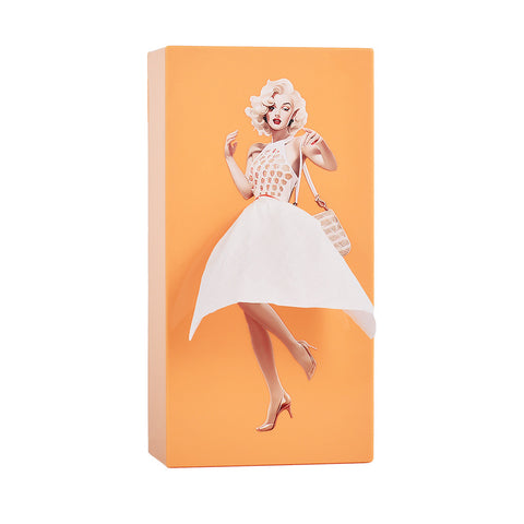 Cartoon Anime Mädchen Taschentuchbox Fliegender Rock Taschentuchbox Pod Rock Mädchen Gesicht Pumpkarton Niedliche Desktop-Dekoration m5010683