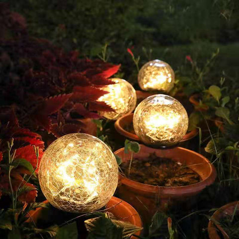 Lampe de cour extérieure étanche à l'eau avec fissures et explosions m3331190