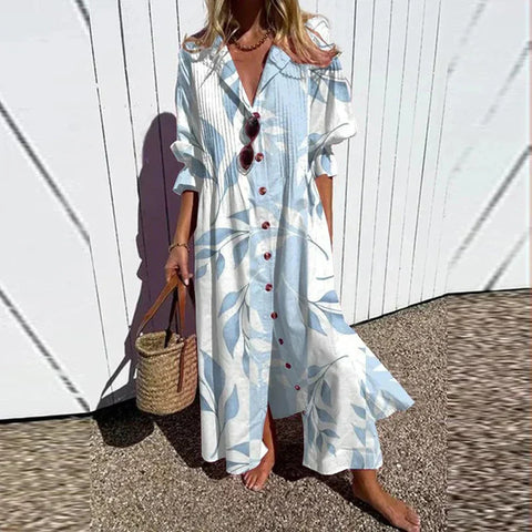 Nouvelle robe de ville plissée rétractable grande taille pour femme m301343 