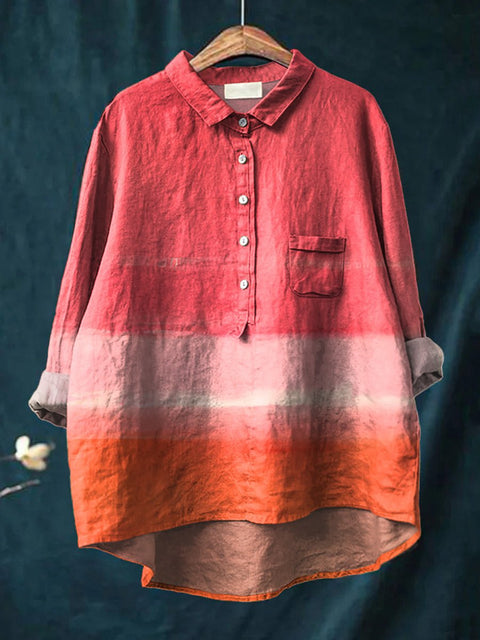 Lässiges Damen-T-Shirt mit Rundhalsausschnitt und lockerem Druck in großen Größen m301279 
