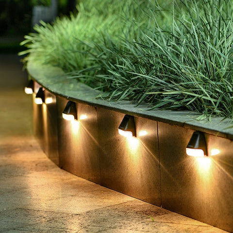 Solar-Wandleuchte für den Außenbereich, regendicht, für Innenhof, Garten, Dekoration, Treppe, m3330926
