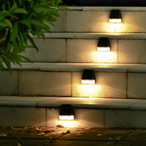 Solar-Wandleuchte für den Außenbereich, regendicht, für Innenhof, Garten, Dekoration, Treppe, m3330926