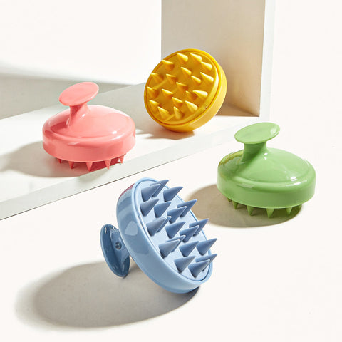 Petite brosse de Massage fraîche brosse méridienne maison adulte cuir chevelu Relaxation Silicone bain brosse de Massage m3330635