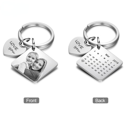 Porte-clés photo DIY Calendrier photo Anniversaire m3330903 