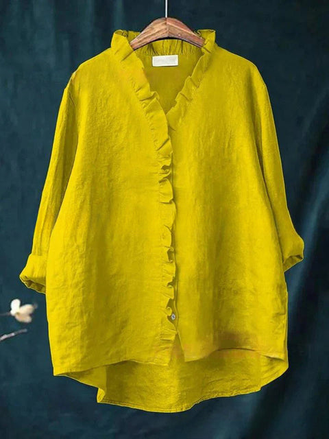 Damen T-Shirt mit Rundhalsausschnitt und lockerem Druck in Übergröße, m301365 