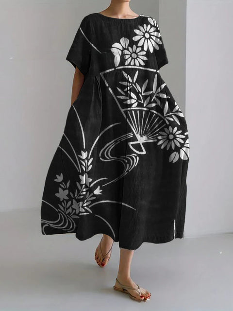 Robe femme à col rond, nouvelle collection m301069