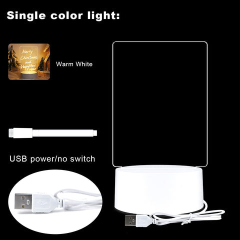 Beleuchtete Message Board Kreative USB-Plug-in-Nachttischlampe m3330905 