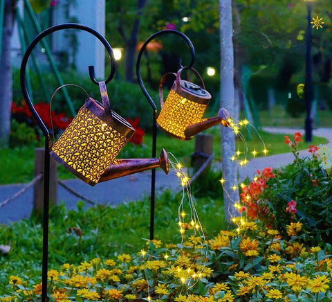Solar Garten Wasserkocher Licht Outdoor Landschaft Licht Eisen Licht M3331149