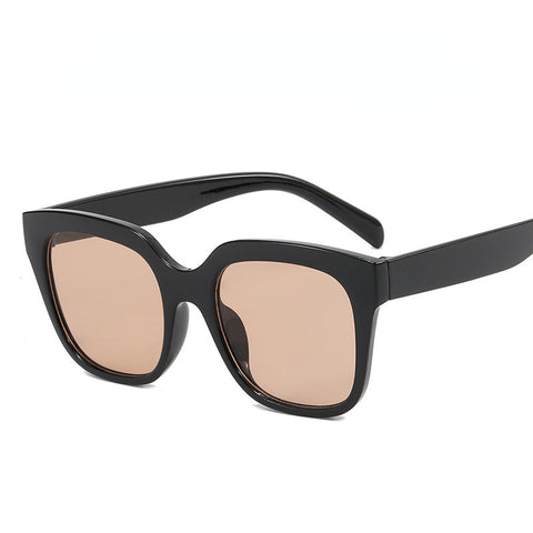 Rosafarbene Sonnenbrille im schlichten europäischen und amerikanischen Stil m3330771