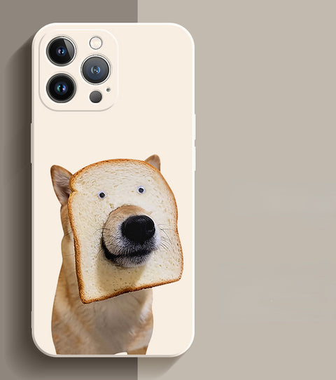 Handyhülle mit Toast-Welpen, M3331034