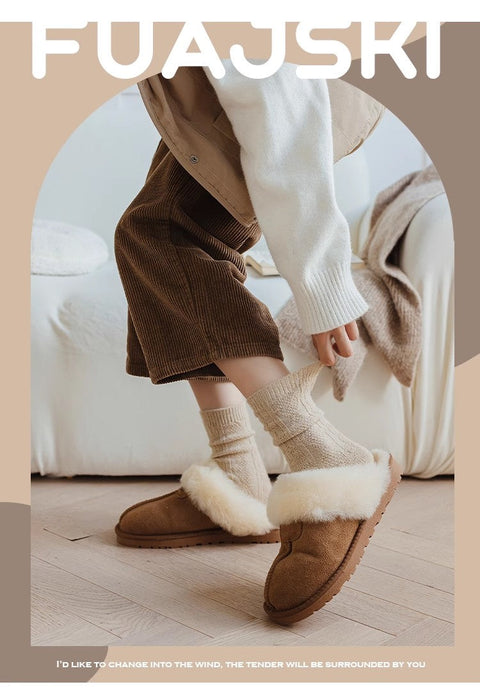 Kaschmir-Florsocken für Damen ergänzen im Herbst und Winter dicke warme Kaschmirstrümpfe m1915010467