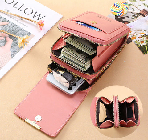 Sac pour téléphone portable à écran tactile en bandoulière sur un joli petit sac avec téléphone portable m1915010631