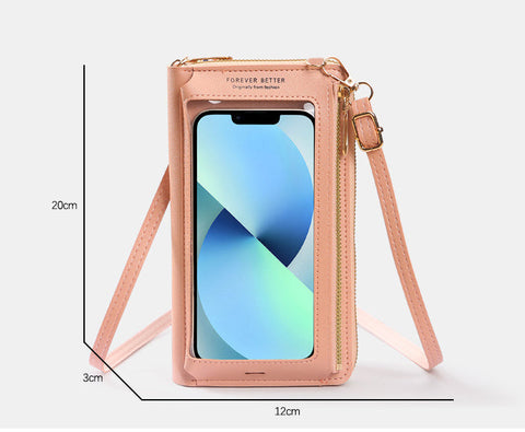 Sac pour téléphone portable à écran tactile femme bandoulière m1915010626