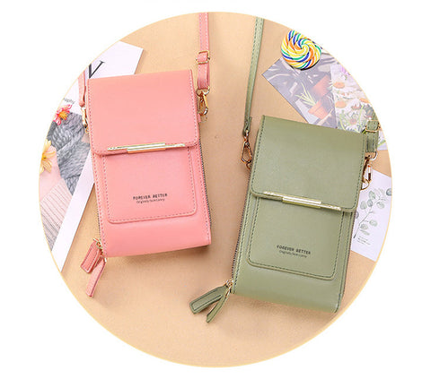 Sac pour téléphone portable à écran tactile en bandoulière sur un joli petit sac avec téléphone portable m1915010631