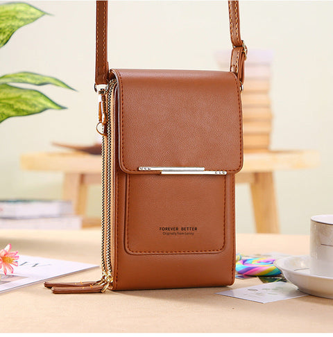 Sac pour téléphone portable à écran tactile en bandoulière sur un joli petit sac avec téléphone portable m1915010631