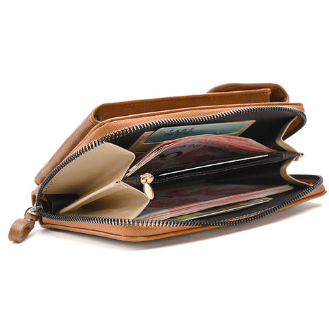 Neue Damen-Geldbörse, One-Shoulder-Crossbody-Tasche, multifunktionale Handytasche M1915010444