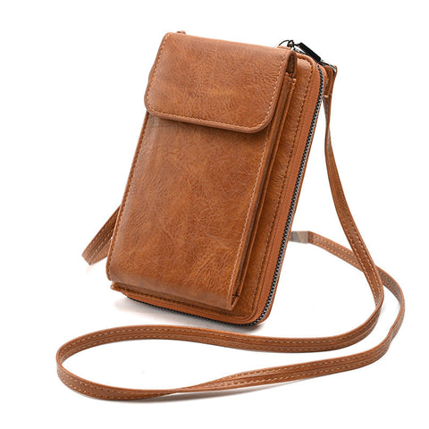Neue Damen-Geldbörse, One-Shoulder-Crossbody-Tasche, multifunktionale Handytasche M1915010444