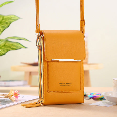 Sac pour téléphone portable à écran tactile en bandoulière sur un joli petit sac avec téléphone portable m1915010631