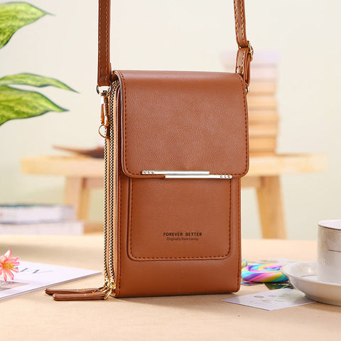 Sac pour téléphone portable à écran tactile en bandoulière sur un joli petit sac avec téléphone portable m1915010631