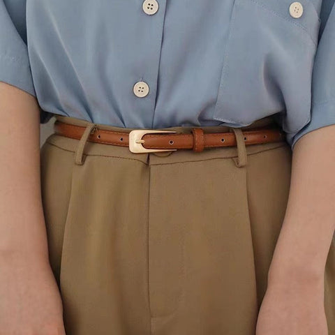 Ceinture fine pour femme, nouvelle mode rétro, m1915010497