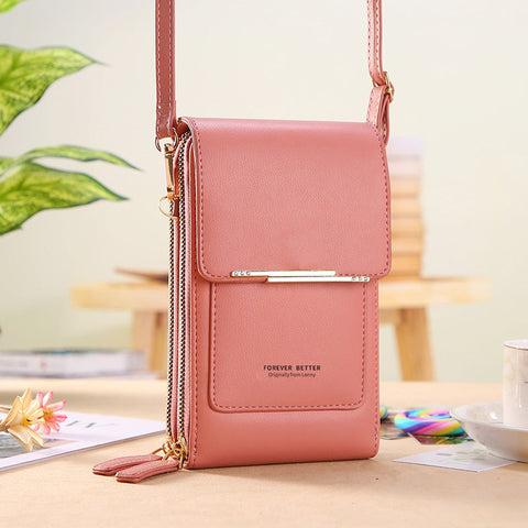 Sac pour téléphone portable à écran tactile en bandoulière sur un joli petit sac avec téléphone portable m1915010631